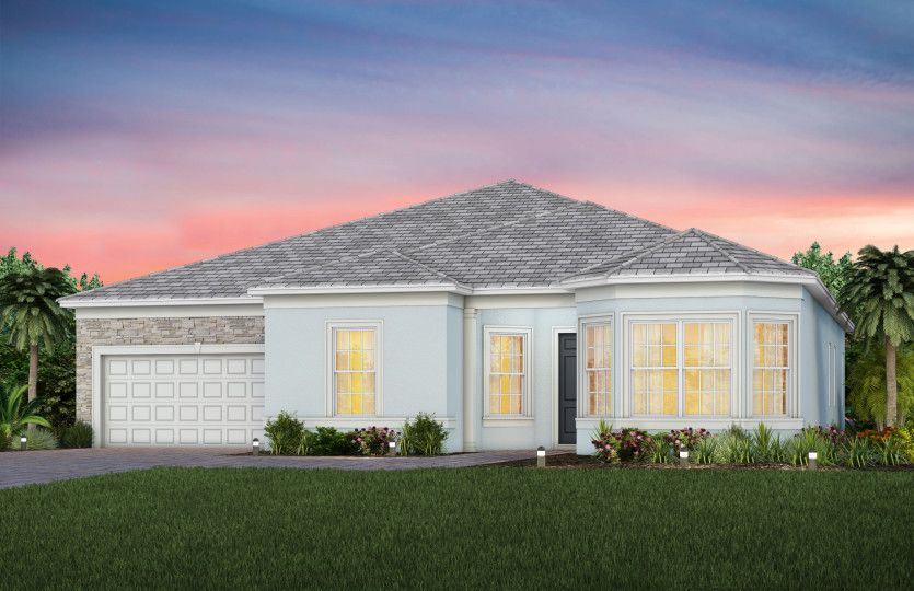 Renown Plan in Del Webb Oak Creek, North Fort Myers, FL 33917
