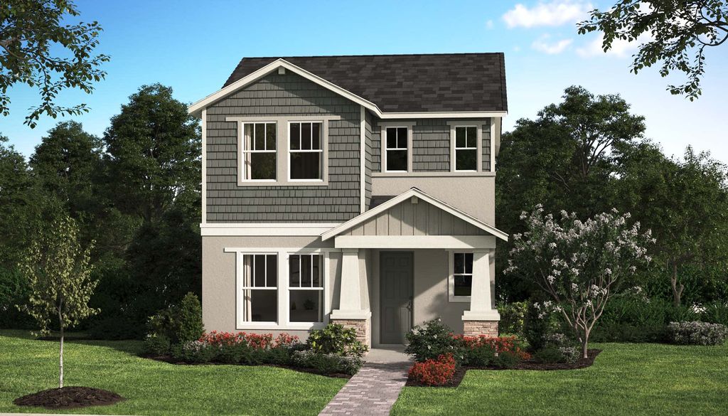 Overlook Plan in Spring Walk at The Junction, Debary, FL 32713