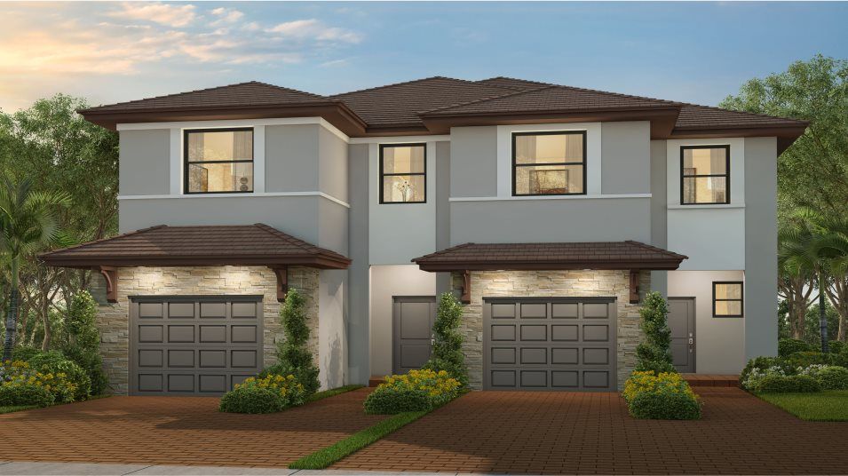 Meadow Plan in Campo Bello : Twin Homes, Homestead, FL 33032