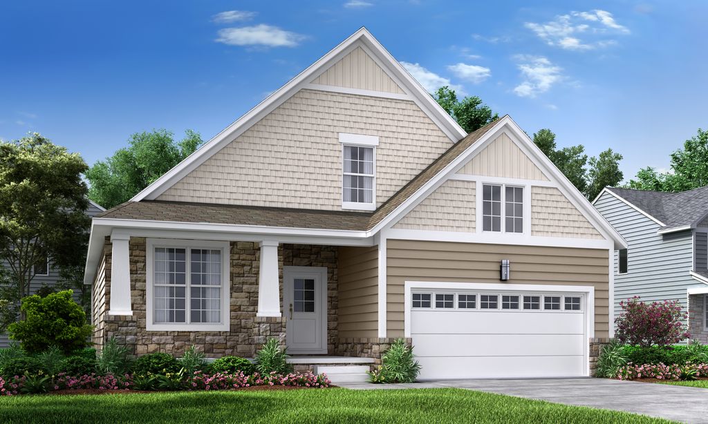 The Hartford Ranch with Loft Plan in Arbor Farms, Pittsfield Twp, MI 48197
