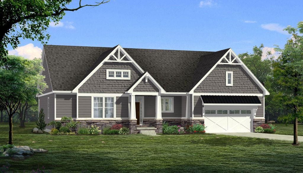 The Springfield Plan in Preserve at Magnolia Park, Jackson, MI 49203