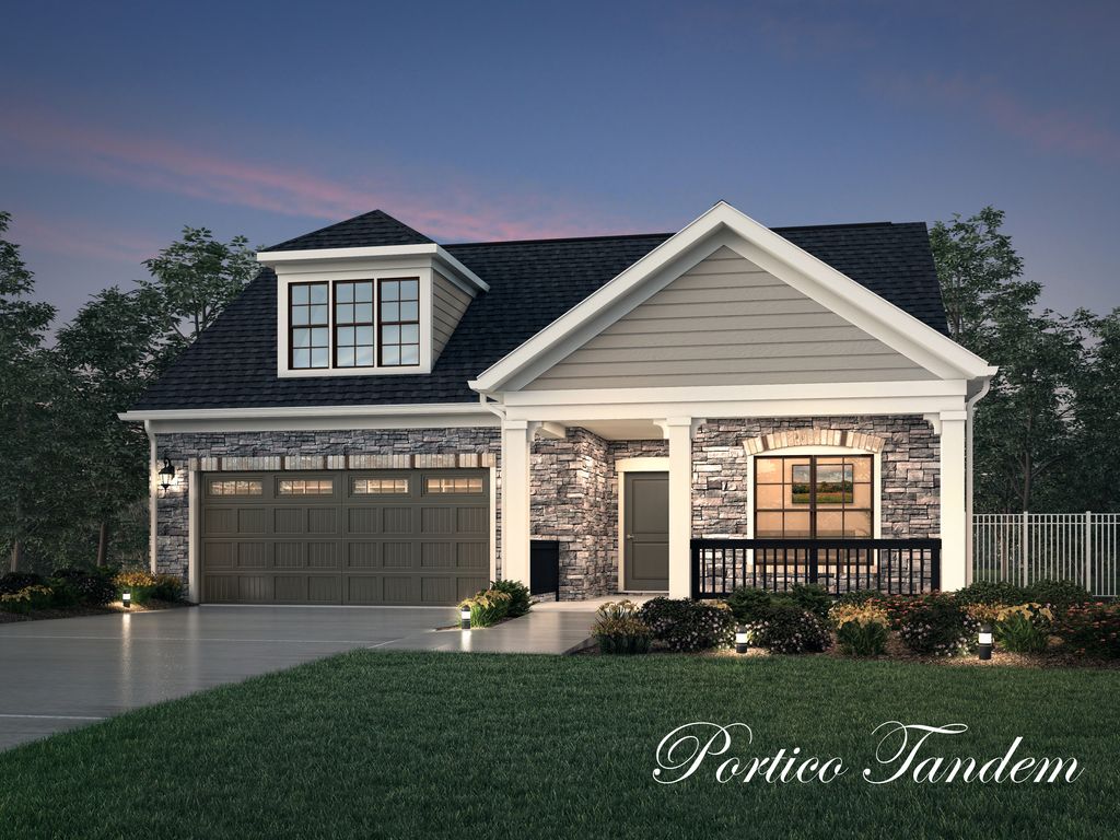 Portico Tandem Plan in The Courtyards at Estancia, Wichita, KS 67205