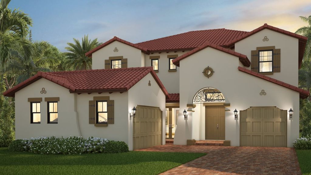 Sycamore Plan in Parkland Bay : Estates Collection, Pompano Beach, FL 33076