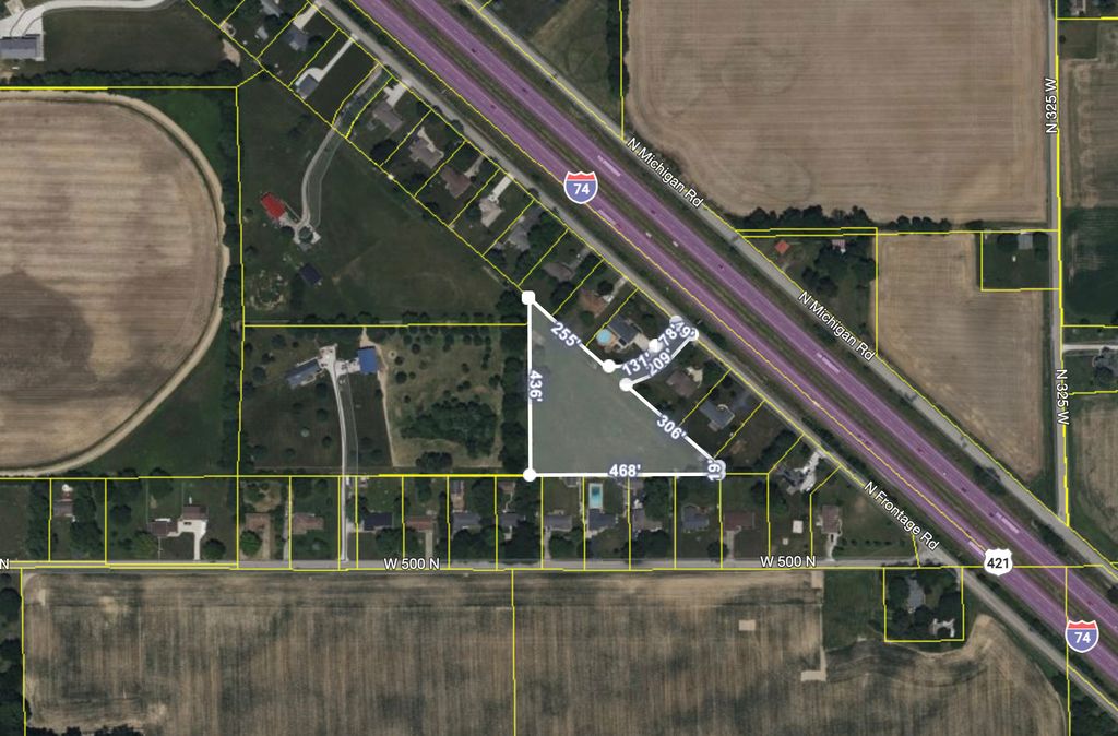 N  Frontage Rd, Fairland, IN 46126