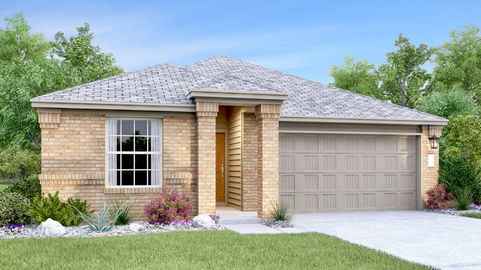 Aplin Plan in Lively Ranch : Claremont Collection, Georgetown, TX 78628
