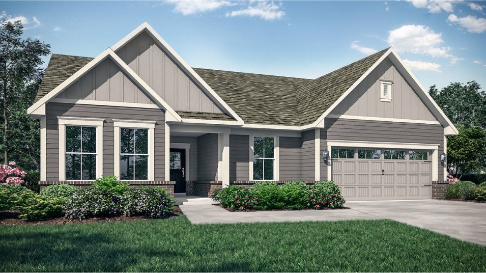 Seabrook Plan in The Timbers : Timbers Cornerstone, Noblesville, IN 46062