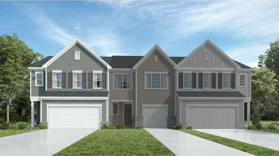 Owen - Porch End Plan in Trace at Olde Towne : Designer Collection, Raleigh, NC 27610