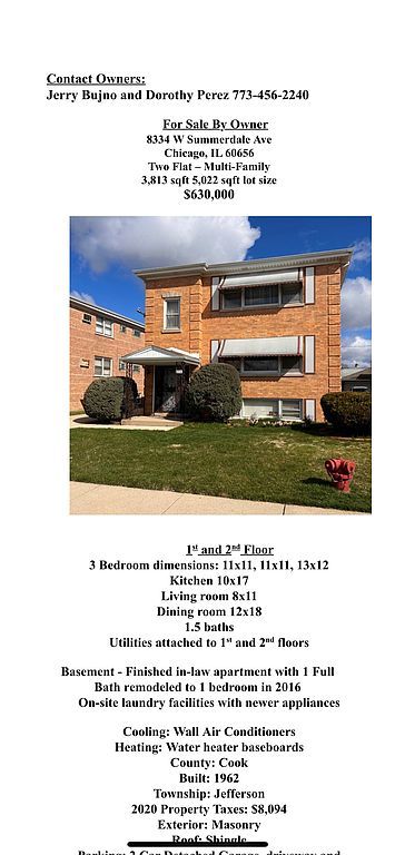 8334 W Summerdale Ave, Chicago, IL 60656
