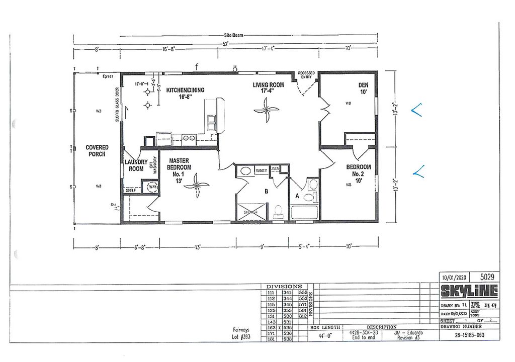 14627 FIRESTONE ST. Plan in Fairways Country Club, Orlando, FL 32826
