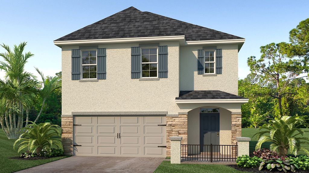 RAPALLO Plan in The Palms at Venetian Bay, New Smyrna Beach, FL 32168