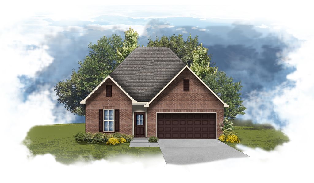 Falkner III A Plan in Metairie Place, Youngsville, LA 70592