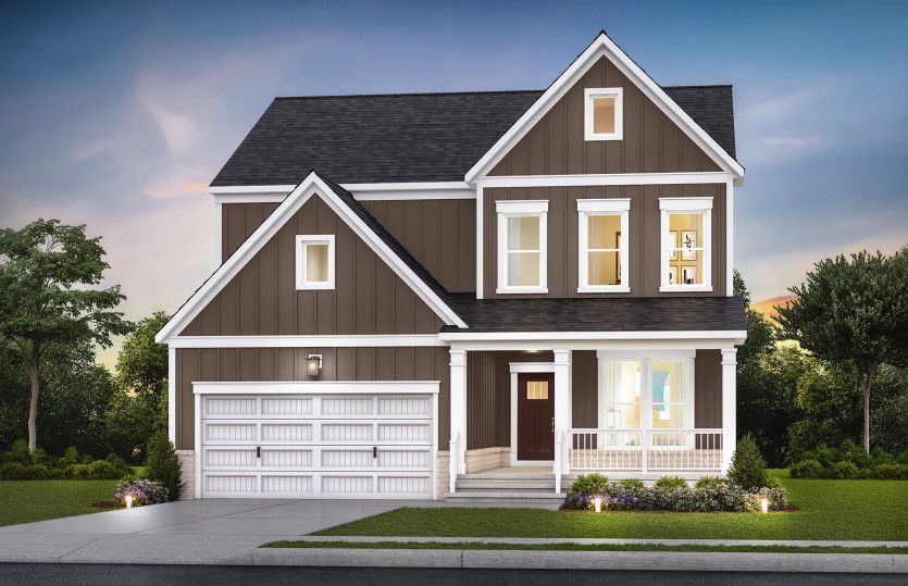 Newberry Plan in Creekside at Cabin Branch - Single Family, Boyds, MD 20841