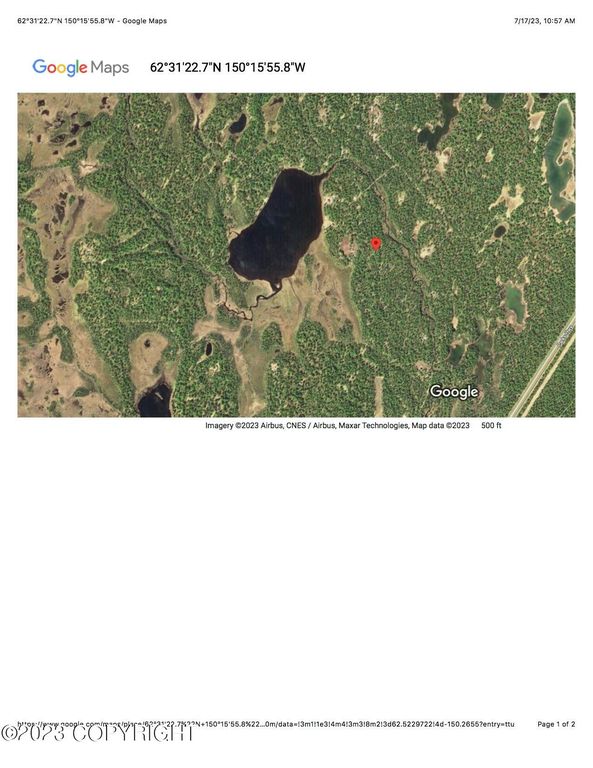 No Road Swan Lake Ak Asls 79 145 Block 6, Trapper Creek, AK 99683