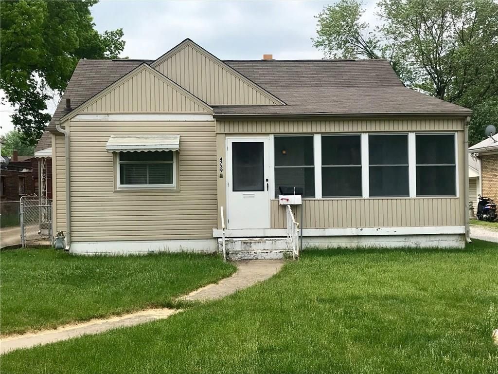 4739 Brookville Rd, Indianapolis, IN 2 Bed, 1 Bath SingleFamily Home