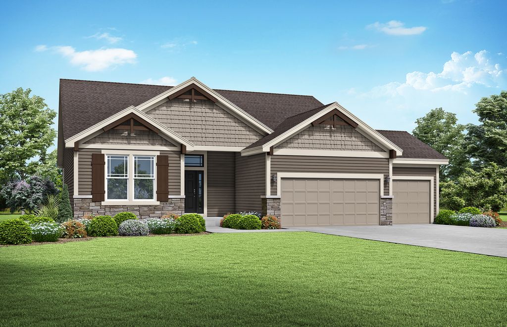 Newhaven Plan in Reserve at Woodside Ridge, Lees Summit, MO 64081