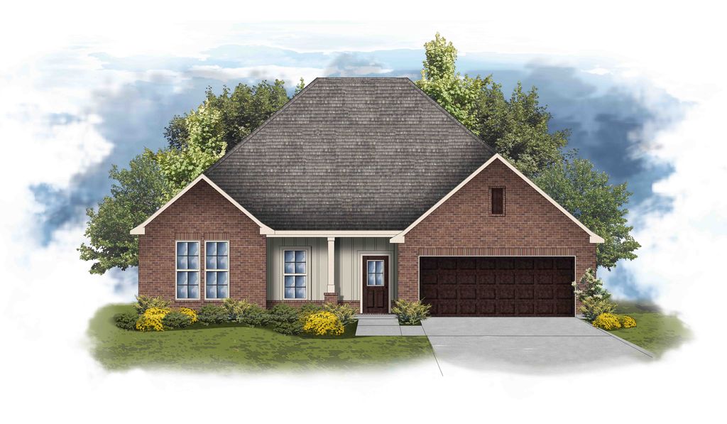 Comstock III G Plan in The Estates at Heritage Lakes, New Market, AL 35761
