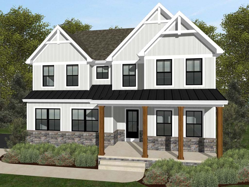 Covington Farmhouse Plan in Meadows at Seneca Creek, Damascus, MD 20872