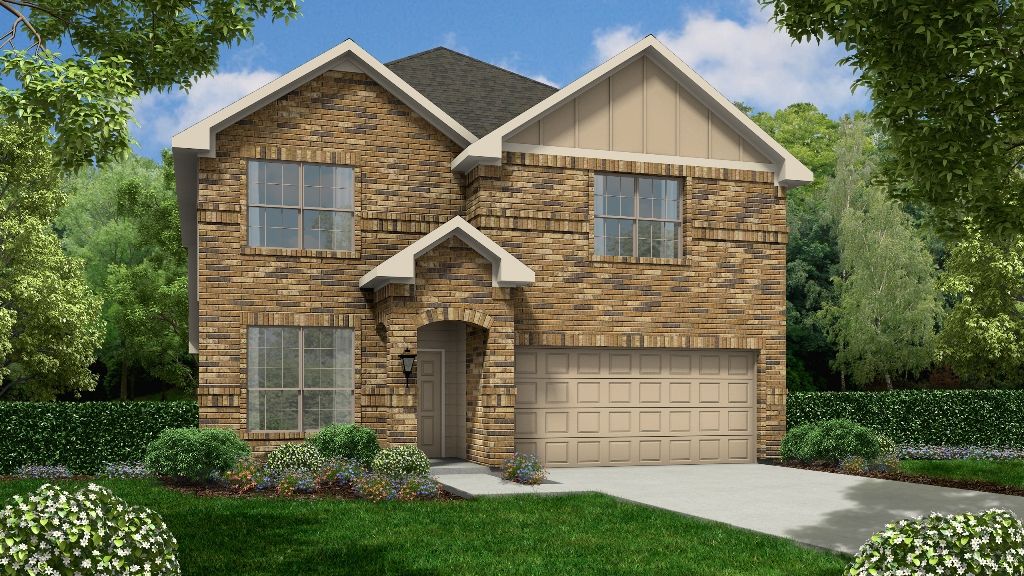 The Waring II Plan in Trails at Woodhaven Lakes 45's, Houston, TX 77053