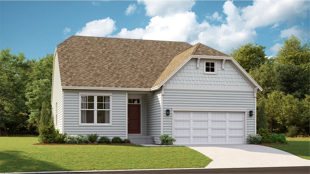 Lexington Basement Plan in Senseny Village : Single Family Homes, Winchester, VA 22602