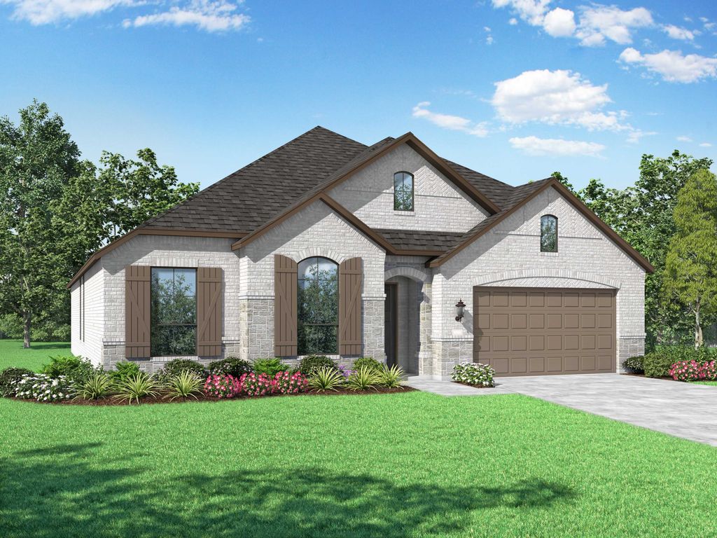 Plan Chesterfield in Monterra: 70ft. lots, Fate, TX 75087