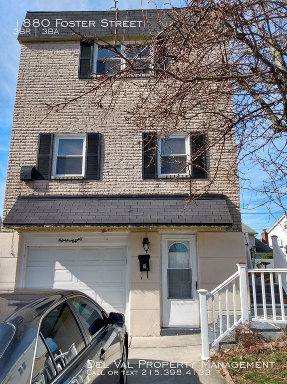 1880 Foster St, Philadelphia, PA - 3 Bed, 2.5 Bath Single-Family Home
