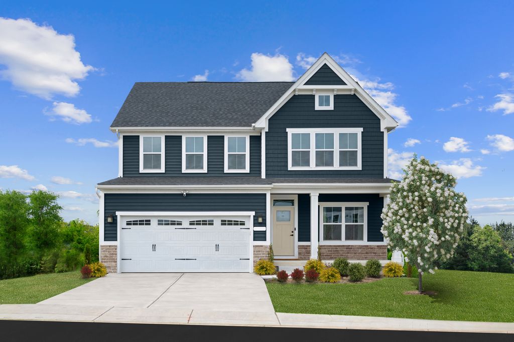 Columbia w/ Finished Basement Plan in Woodsong Meadows, Middlefield, OH 44062