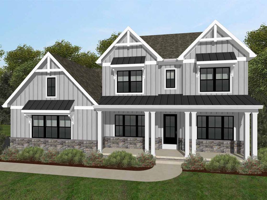 Nottingham Farmhouse Plan in Fishing Creek Estates, Harrisburg, PA 17112