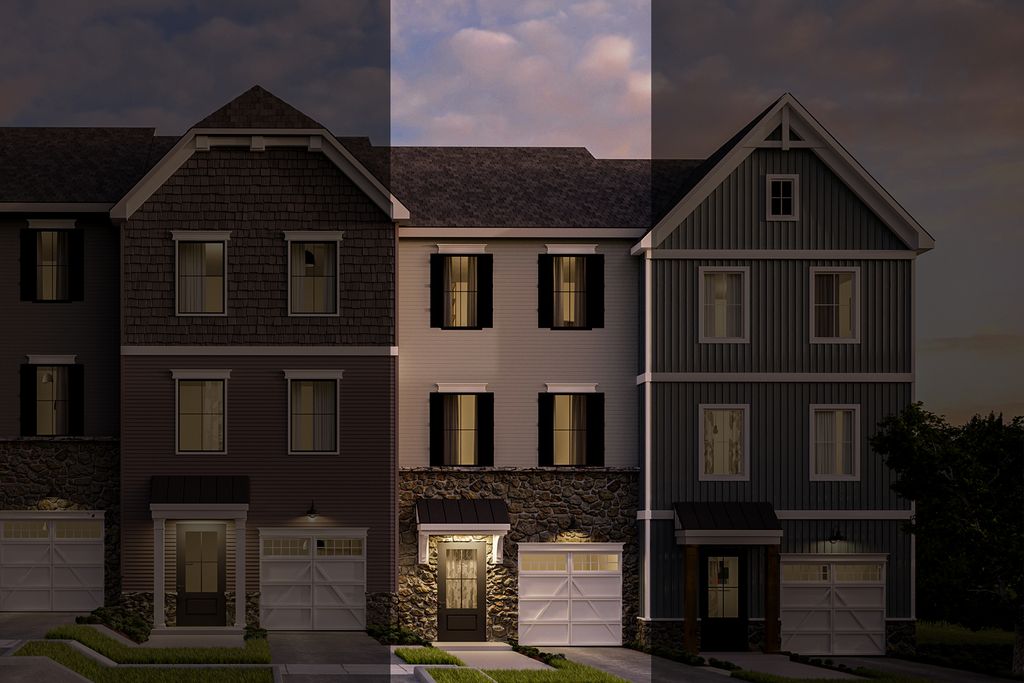 Hayward Traditional - End unit Plan in Kellerton Townhomes, Frederick, MD 21702