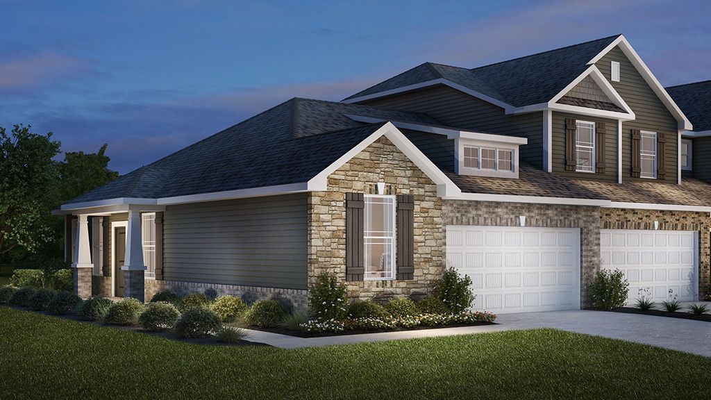 Columbia Villa Plan in Towns at Trailside, Whitestown, IN 46075