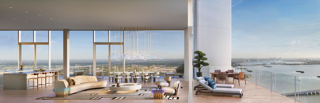 North Penthouse Plan in Missoni Baia, Miami, FL 33137