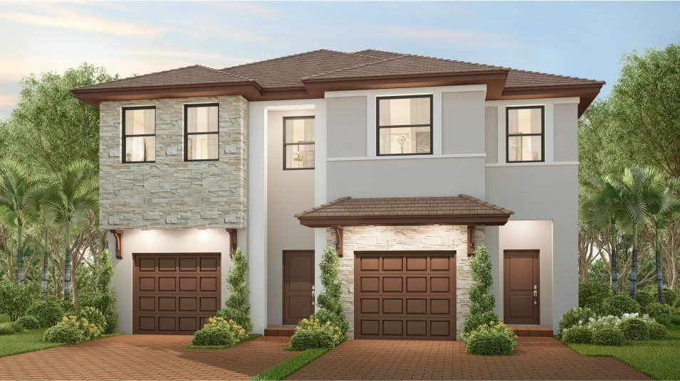 Lucerne Plan in Campo Bello : Twin Homes, Homestead, FL 33032