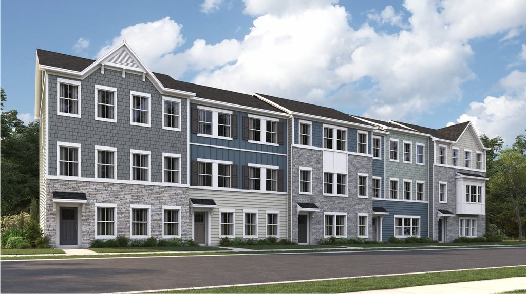 Amelia Rear Load Garage St. Charles St. Charles Townhomes White