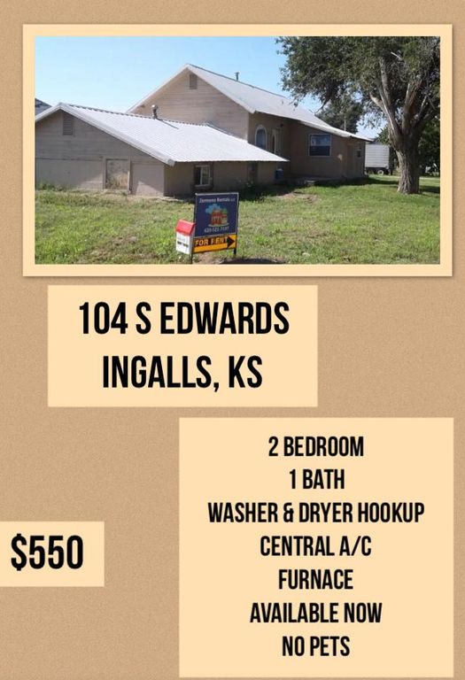 104 S Edwards St, Ingalls, KS 67853 Trulia