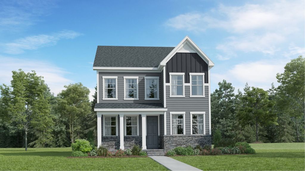 Virginia Plan in Edge of Auburn : Cottage Collection, Raleigh, NC 27610