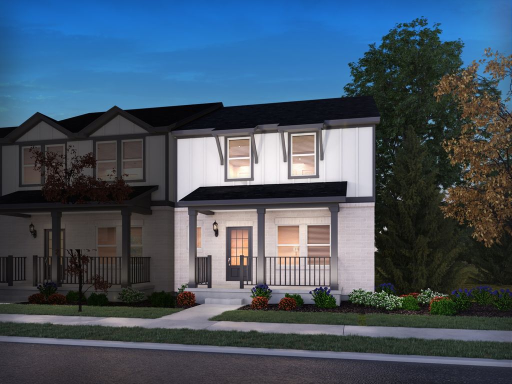 Jordan End Unit Basement Terrace at Riverview Landing Mableton, GA