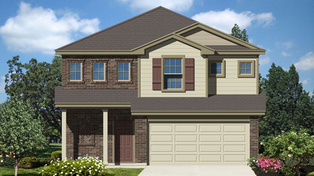 Monroe Plan in Villas San Agustin, Laredo, TX 78045