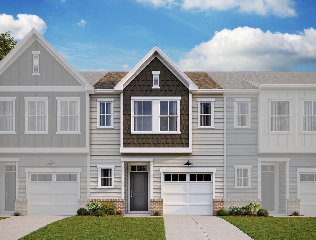 Willow Plan in Townes at Oakview, Raleigh, NC 27610