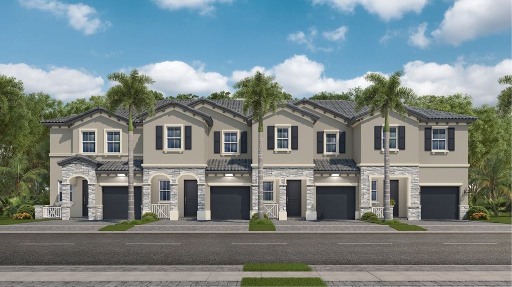 Dijon Plan in Cedar Pointe : Evergreen Collection, Homestead, FL 33033