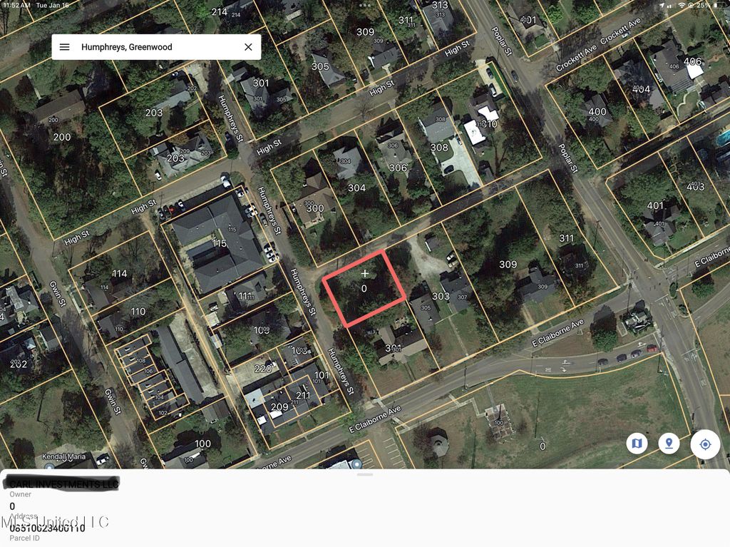 Humphreys St, Greenwood, MS 38930 Lot/Land for Sale MLS 4068200