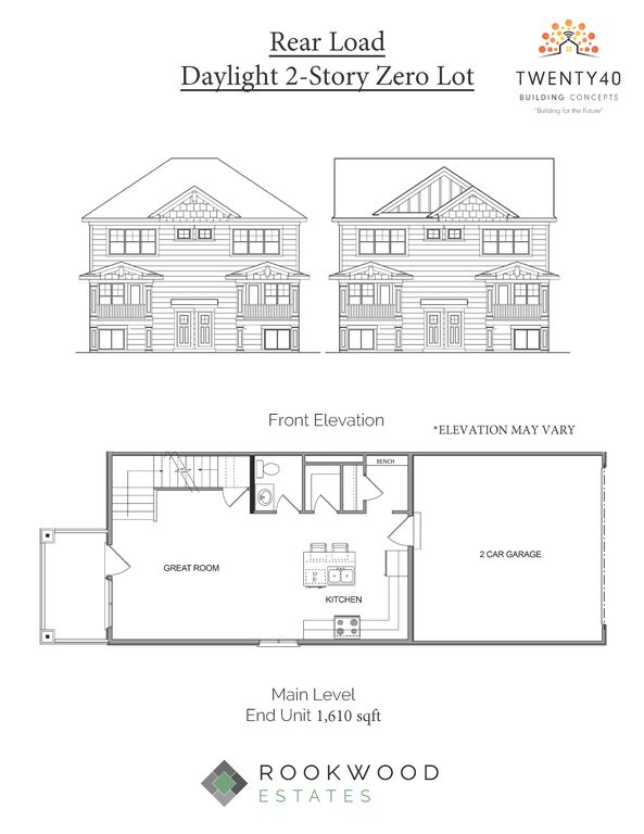 Rear Load 2-Story Daylight Plan in Rookwood Estates, Marion, IA 52302