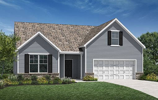 Oakland Lifestyles Plan in Broadmoore Commons - Lifestyle Detached Patio Homes, Pataskala, OH 43062