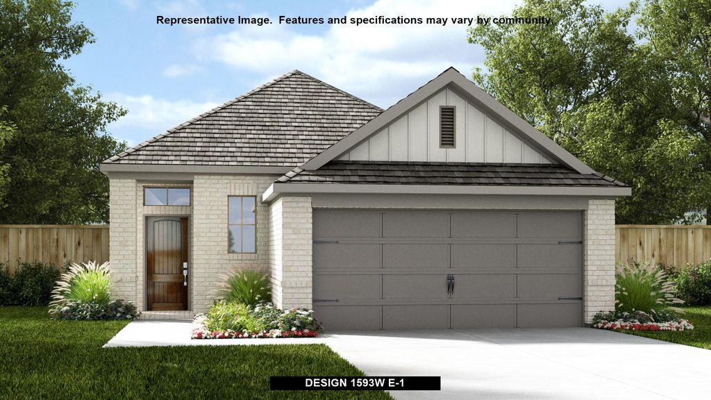 1593W Plan in The Groves 40', Humble, TX 77346
