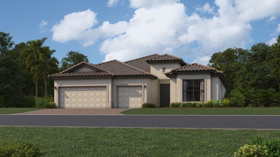The Summerville II Plan in Verdana Village : Manor Homes, Estero, FL 33928